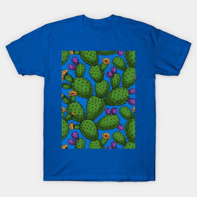 Flowering opuntia 2 T-Shirt by katerinamk